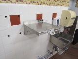 16-INCH S/STEEL WALL SHELF