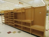 18FT WOODEN WINE SHELVING