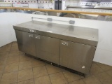 6FT S/STEEL REMOTE WORKTOP