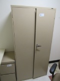 2-DOOR METAL STORAGE CABINET