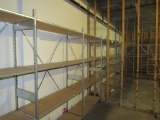 48FT STOCK ROOM SHELVING - ONE LOT