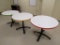 36-INCH ROUND TABLES