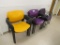 PURPLE/YELLOW CHAIRS