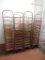 S/STEEL PLATTER RACKS WITH PLATTERS