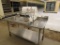 5FT STAINLESS STEEL TABLE - 30IN DEEP