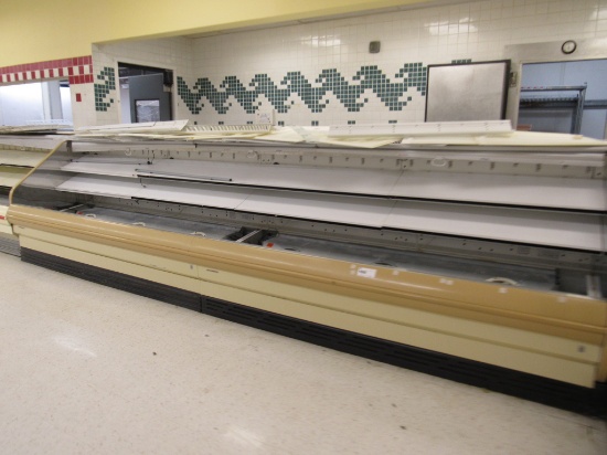 HILL/PHOENIX O3UM 3-DECK MEAT CASES 2010 (2-8FT) - REMOTE COOLED NO COMPRESSOR