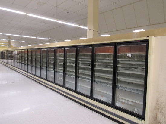 ZERO ZONE RVZC30 FREEZER DOOR CASES 2010 ELEC DEFROST - SOLD BY THE DOOR - REMOTE NO COMPRESSOR