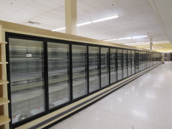 ZERO ZONE RVZC30 FREEZER DOOR CASES 2010 ELEC DEFROST - SOLD BY THE DOOR - REMOTE NO COMPRESSOR