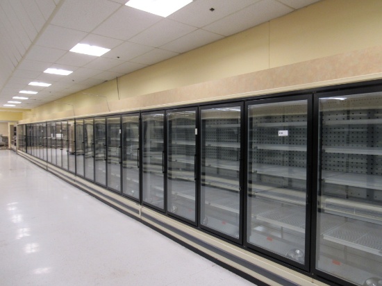 ZERO ZONE RVZC30 FREEZER DOOR CASES 2010 ELEC DEFROST - SOLD BY THE DOOR - REMOTE NO COMPRESSOR