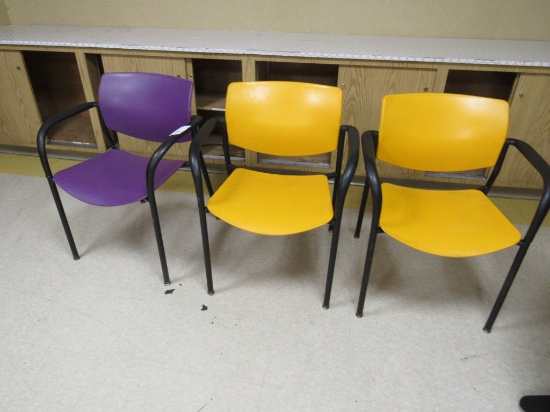 PURPLE/YELLOW CHAIRS
