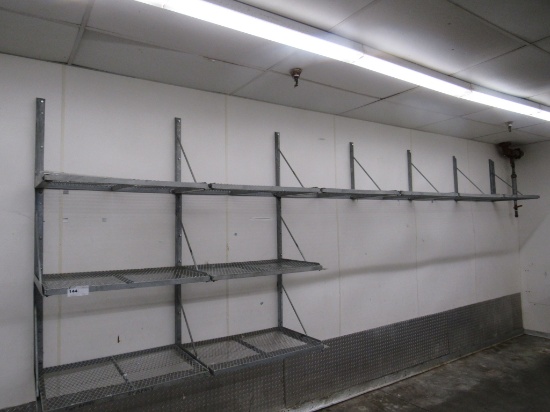 WALL SHELVES - GALVANIZED STEEL