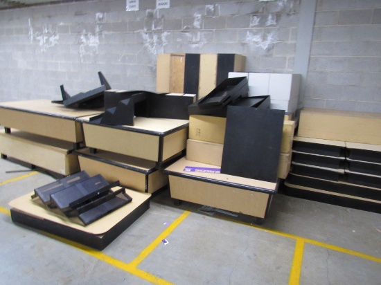 RISERS, END CAPS - ONE LOT