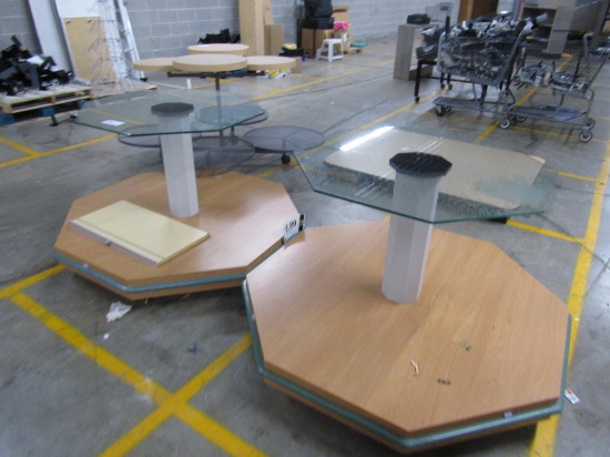 OCTAGON FLORAL DISPLAY STANDS
