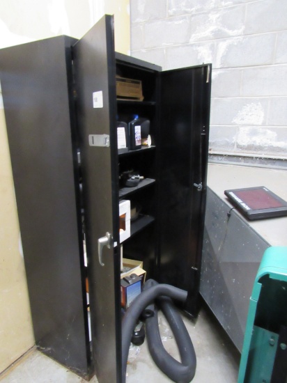 2-DOOR METAL STORAGE CABINET