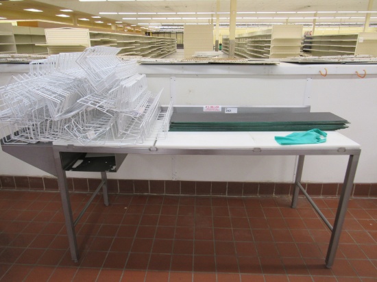 6FT POLYTOP TABLE - 30IN DEEP