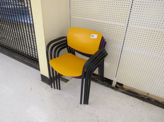 PURPLE/YELLOW CHAIRS