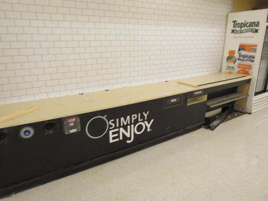 6FT, 8FT COFFEE COUNTERS - ONE LOT