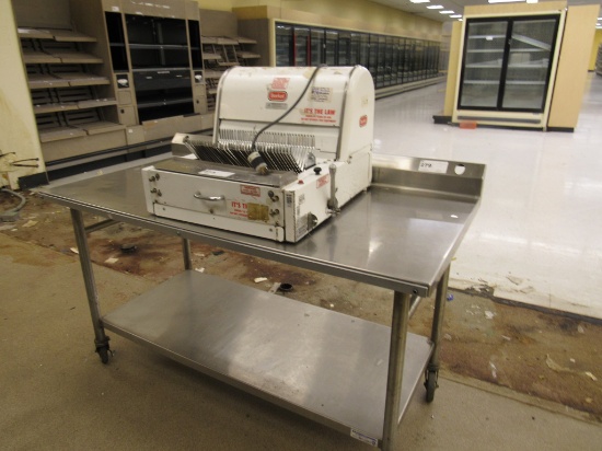 5FT STAINLESS STEEL TABLE - 30IN DEEP