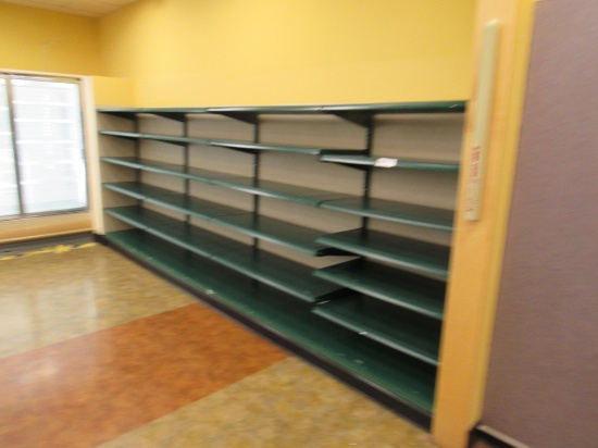 STREETER WALL SHELVING 72IN TALL 18/18 - 15FT RUN - SOLD BY THE FOOT