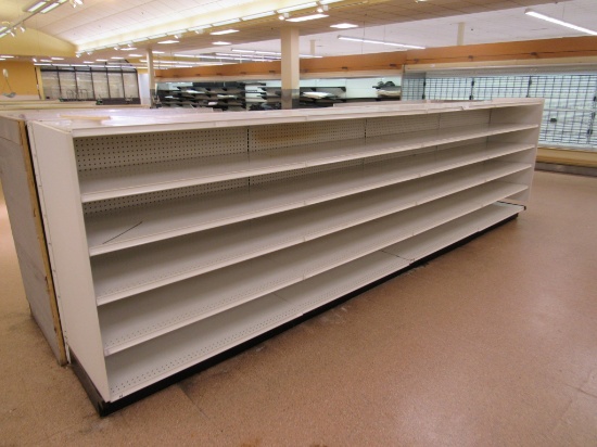 LOZIER WALL SHELVING 54IN TALL 22/22 - 16FT RUN - SOLD BY THE FOOT