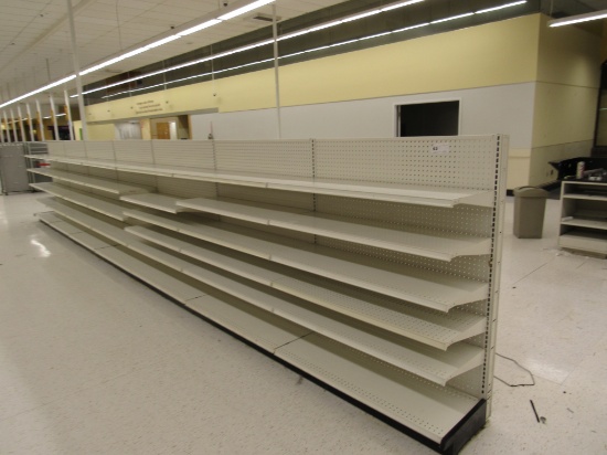 LOZIER WALL SHELVING 60IN TALL 16/16 - 28FT RUN - SOLD BY THE FOOT