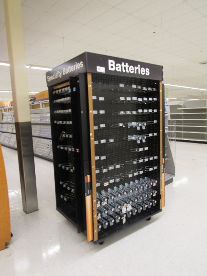 BATTERY END CAP DISPLAY