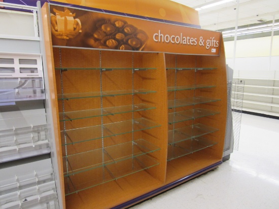 8FT GLASS SHELVING