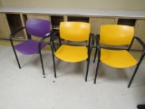 PURPLE/YELLOW CHAIRS