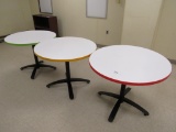 36-INCH ROUND TABLES
