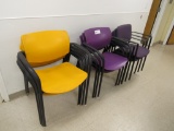 PURPLE/YELLOW CHAIRS