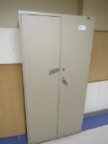 2-DOOR METAL STORAGE CABINET