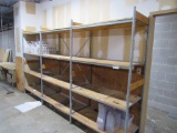 12FT STOCK ROOM SHELVING - ONE LOT