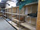 28FT STOCK ROOM SHELVING - ONE LOT
