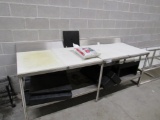 8FT POLYTOP TABLE - 30IN DEEP