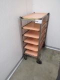 1/2 S/STEEL TRAY RACK WITH TRAYS