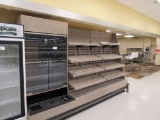 40-INCH GLASS DOOR BAKERY CASE WITH 8FT SHELVING