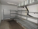GALVANIZED COOLER SHELVING - SOLD BY THE OPENING