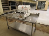 5FT STAINLESS STEEL TABLE - 30IN DEEP