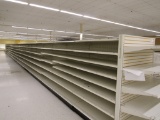 STREETER GONDOLA SHELVING 72IN TALL 20/20 - 87FT W/4FT END CAPS - SOLD BY THE FOOT