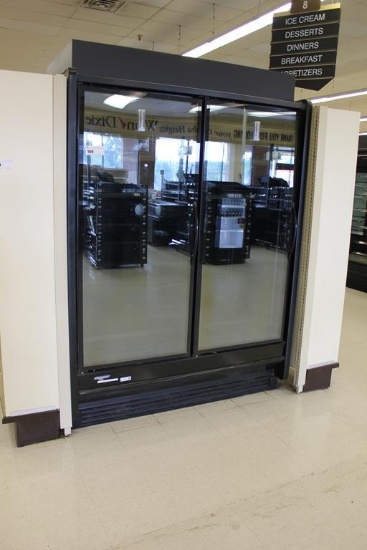 2014 HILL PHOENIX ONRZ GLASS DOOR FREEZER CASE (1-2DR) - SOLD BY THE DOOR -REMOTE COOLED NO  COMPRES