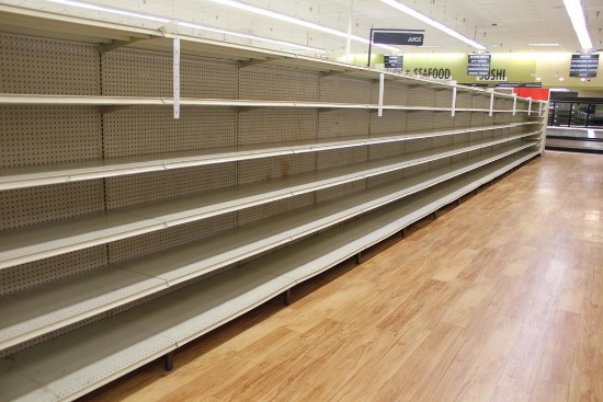 MADIX GONDOLA SHELVING 75IN TALL 22/20 - 60FT - SOLD BY THE FOOT