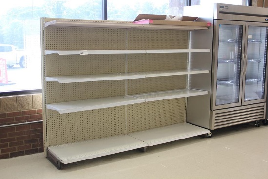 MADIX WALL SHELVING 75IN TALL 22/18 - 8FT - SOLD BY THE FOOT