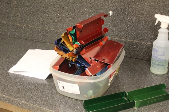 LOT OF COIN ROLL SORTER TRAYS