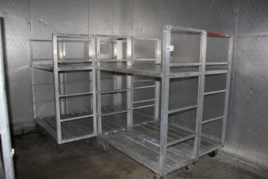 4FT 2 TIER ALUMINUM COOLER CARTS