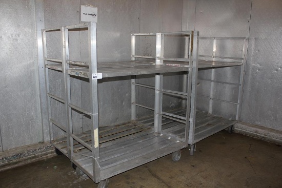 5FT 2 TIER ALUMINUM COOLER CARTS