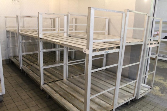 5FT 2 TIER ALUMINUM COOLER CARTS