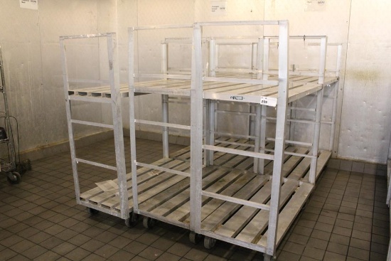 5FT 2 TIER ALUMINUM COOLER CARTS
