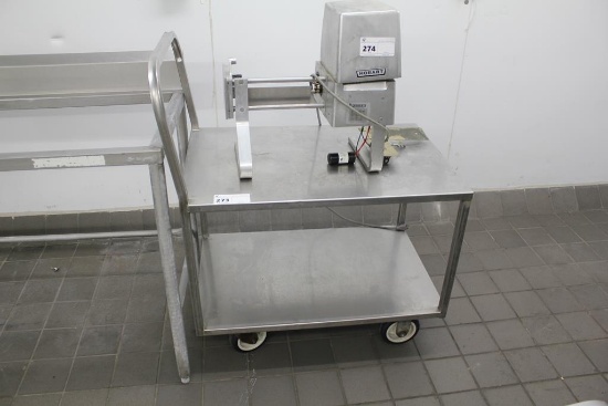 STAINLESS STEEL 2 DECK STOCK CART