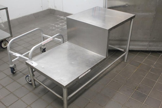 STAINLESS STEEL STEP DOWN GRINDER TABLE