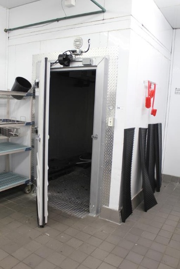 8FT X 12FT WALK-IN FREEZER W/ FLOOR - REMOTE COOLED NO COMPRESSOR